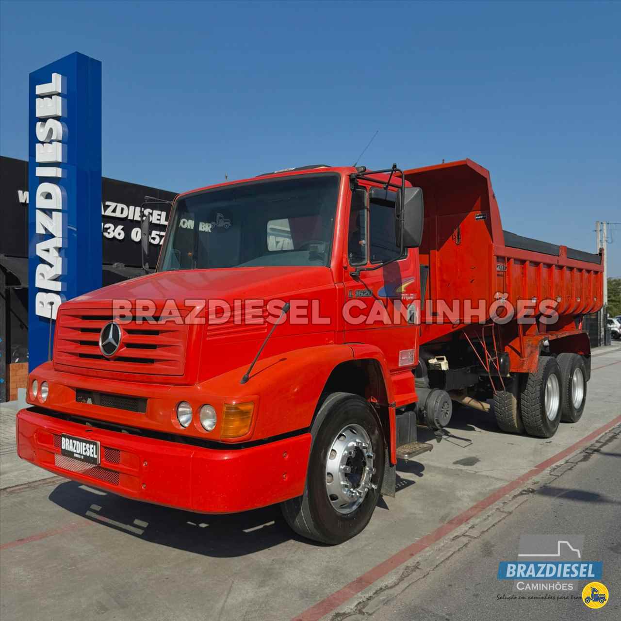 CAMINHAO MERCEDES-BENZ MB 1620 Baú Furgão Truck 6x2 Brazdiesel Caminhões JOINVILLE SANTA CATARINA SC